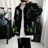 Джинсовая осенняя куртка для отдыха, свободный крой, в корейском стиле