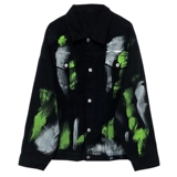 Джинсовая осенняя куртка для отдыха, свободный крой, в корейском стиле