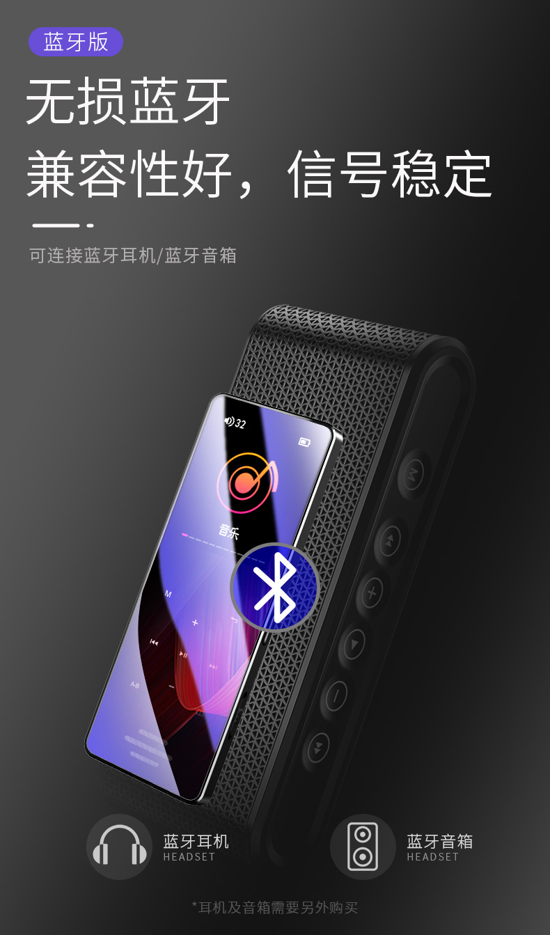 Máy nghe nhạc mp3 Newman đặt máy nghe nhạc lossless hifi với màn hình mini Walkman student mp4 thể thao - Máy nghe nhạc mp3 máy nghe nhạc bluetooth chính hãng