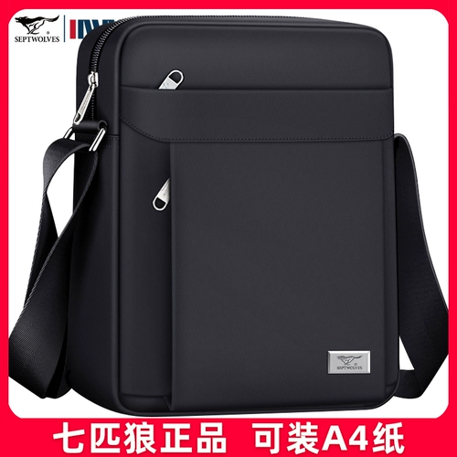 Septwolves, сумка через плечо, мужская сумка на одно плечо, портативный рюкзак