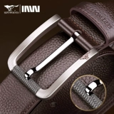 Septwolves, мужской ремень, пряжка, кожаные штаны для пожилых людей, из натуральной кожи, воловья кожа, для среднего возраста