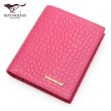 Septwolves, бумажник, сумка через плечо, короткий изысканный кошелек, картхолдер, из натуральной кожи