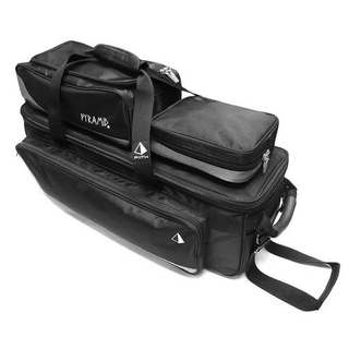 U.S. PYRAMID pyramid BBC multi-functional portable three-ball bag bowling bag three-ball bag silver