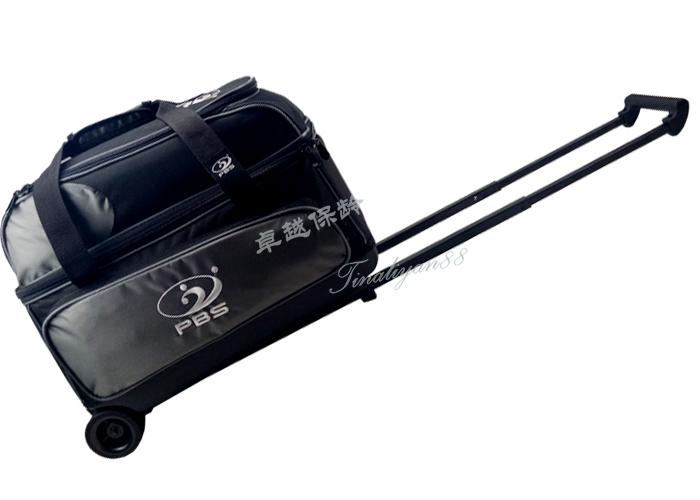 2017 new boutique 1680 DPBS bóng đôi drawbar bowling túi bowling bag hai túi bóng bạc bộ đồ chơi bowling cho bé