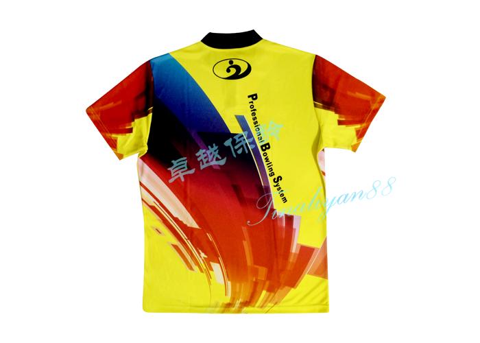2016 mới PBS bowling chuyên nghiệp thể thao bowling áo sơ mi jersey chơi quần áo ~ đầy màu sắc vàng bộ thu đông adidas nam