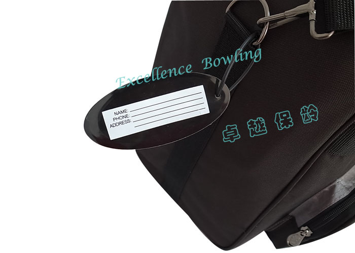 Chúng tôi elite ưu tú bowling túi duy nhất bóng bánh mẹ túi bowling túi bạc đen 	bộ bowling mini	