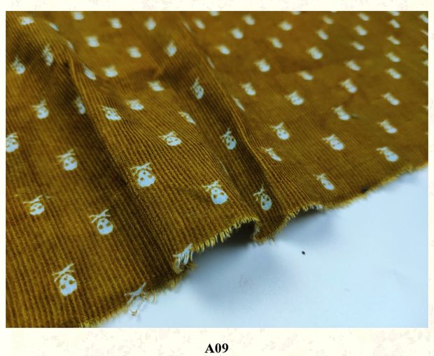 Cotton cotton hoa Sen vải nhung kẻ đỏ nghệ thuật váy vải thủ công vải chất cotton