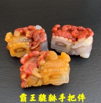 Authentic Yunnan natural Jade A cargo Yellow Dragon Jade overlord big hand playpiece pendant men and women