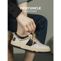 FXSO Square Alley Fugu Decadoring Shoes Fall 2022 New Thick Flat-bottomed Small White Shoes Ins Tide Casual Sneakers Women