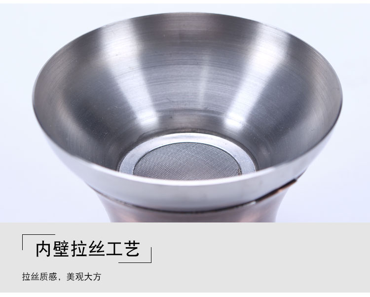 Bộ lọc trà bằng thép không gỉ 304 trà bị rò rỉ bình ủ trà
