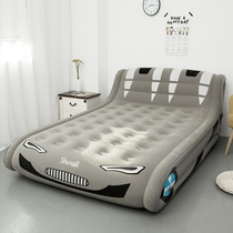 Economy inflatable mattress home double air cushion bed single padded raised lazy floor cartoon inflatable bed