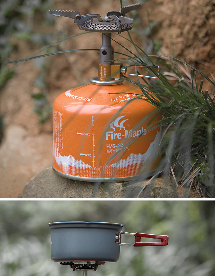 Bếp lửa di động ngoài trời bếp lửa bếp lò bếp gas cắm trại dã ngoại bếp lò bộ đồ ăn hoang dã - Bếp lò / bộ đồ ăn / đồ nướng dã ngoại bếp ga mini giá rẻ