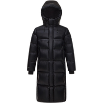 Bosidengs new winter long couples bread coat technological and fashionable puff hooded goose down warm down jacket for men