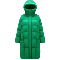 (Antibacterial) Bosidengs new winter style long temperament dopamine zero-pressure silhouette down jacket for women