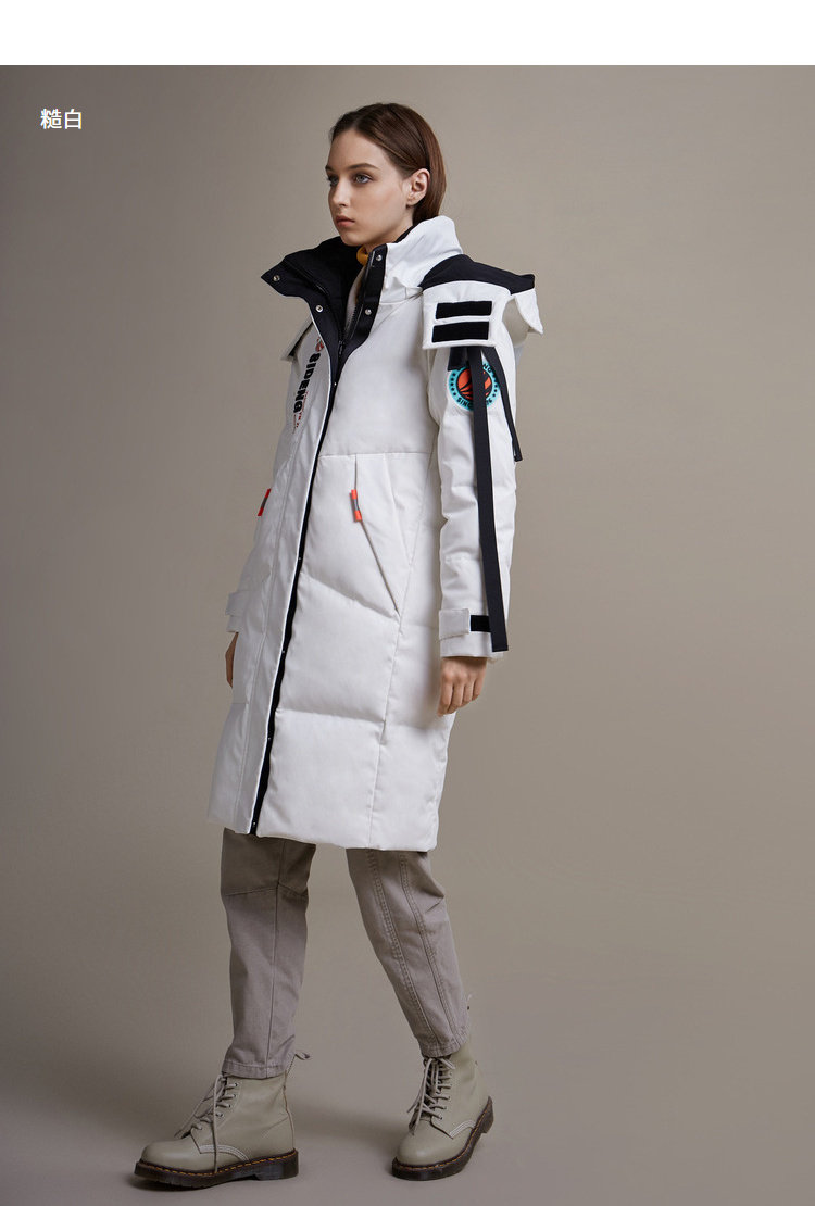 波司登 女中长款 工装风羽绒服 图7