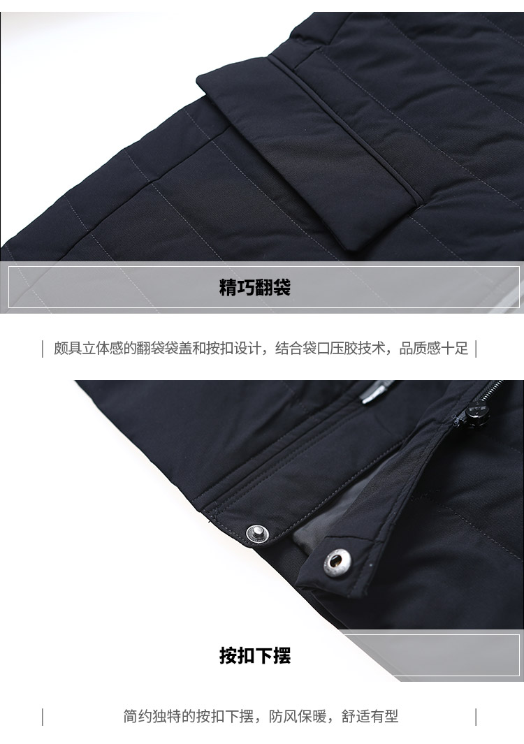 Blouson homme BOSIDENG    en Nylon - Ref 3123332 Image 26