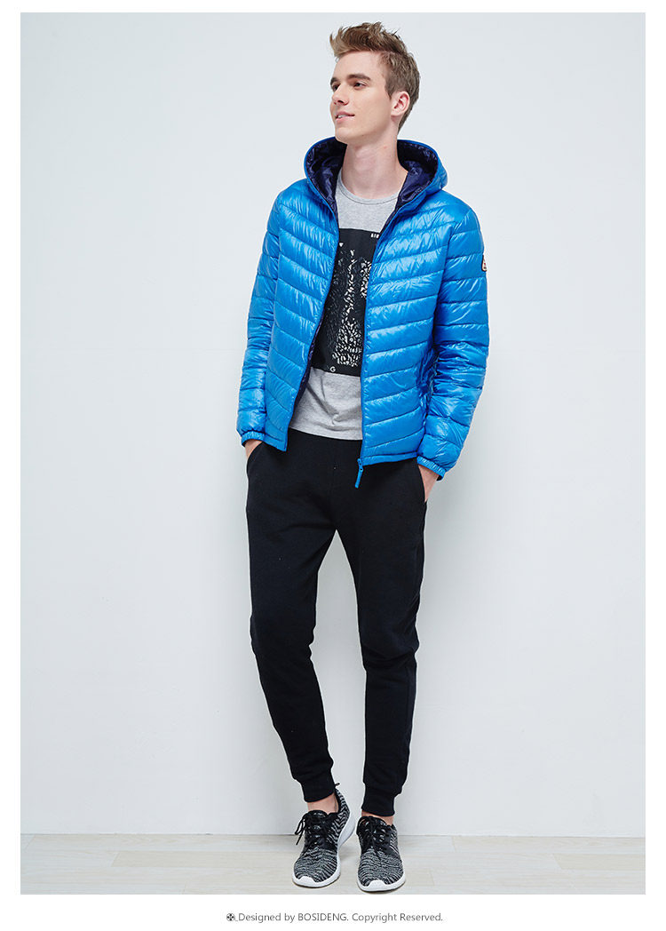 Blouson homme BOSIDENG    en Nylon - Ref 3120155 Image 17