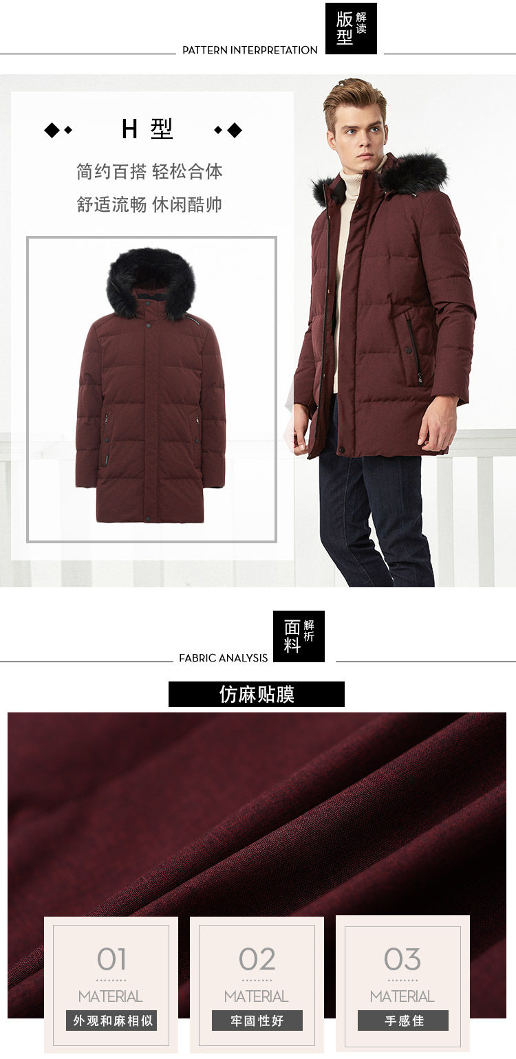 Blouson homme BOSIDENG    - Ref 3120093 Image 9