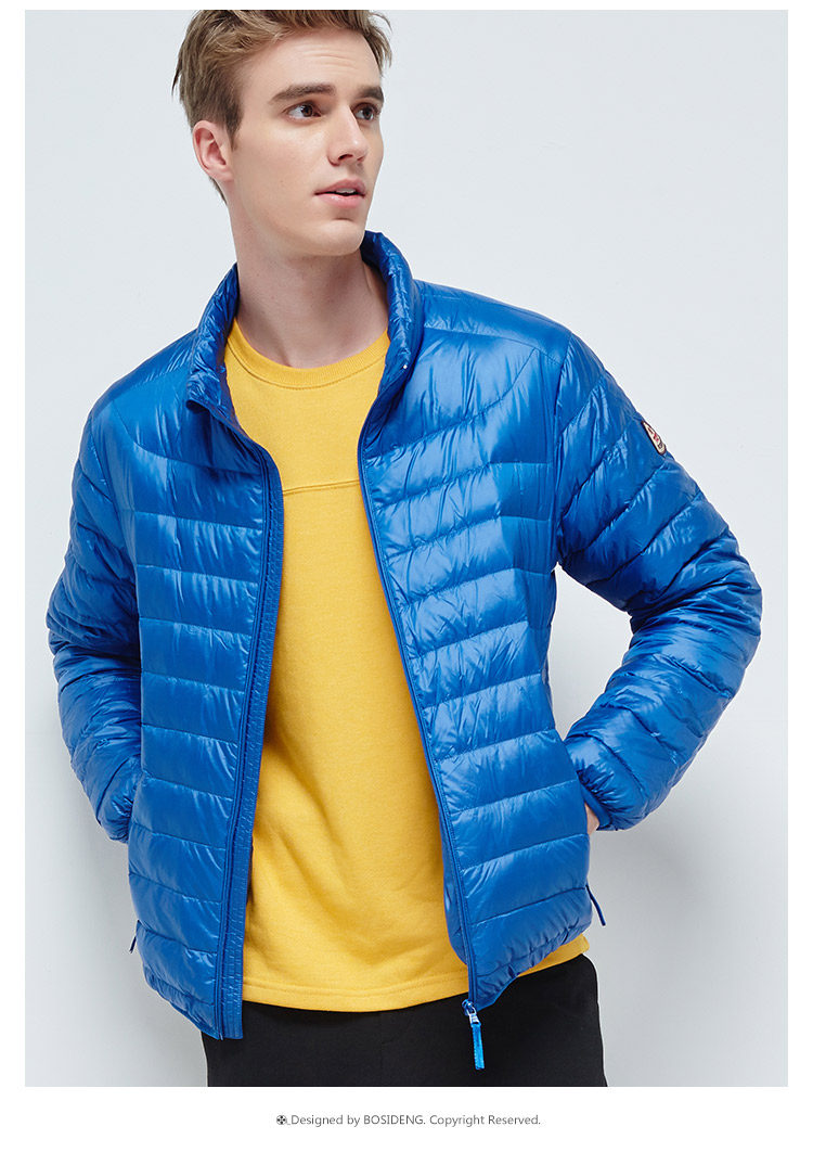 Blouson homme BOSIDENG    en Nylon - Ref 3120100 Image 21