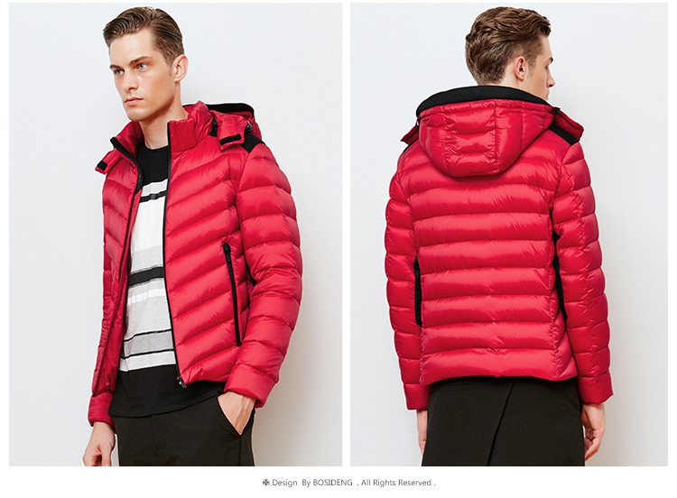 Blouson homme BOSIDENG    en Nylon - Ref 3123152 Image 19