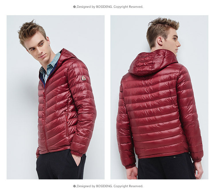 Blouson homme BOSIDENG    en Nylon - Ref 3120155 Image 21