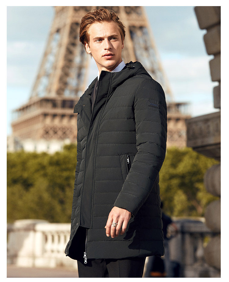 Blouson homme BOSIDENG    en Nylon - Ref 3120130 Image 7