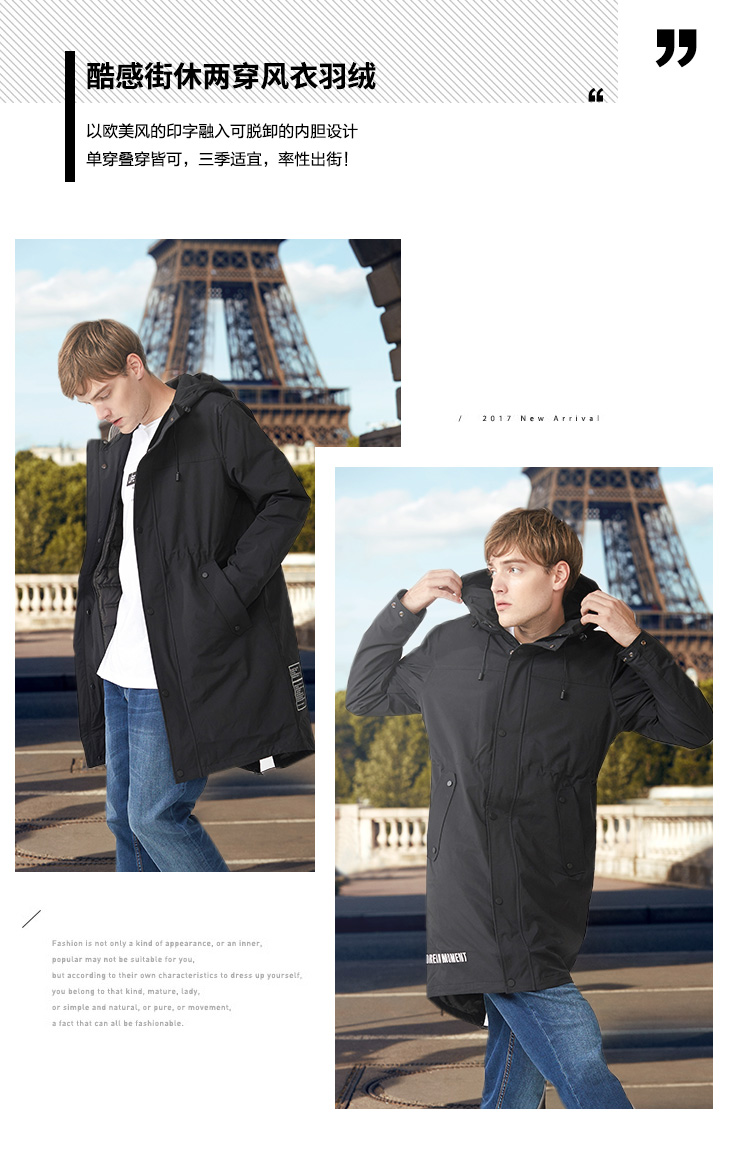 Blouson homme BOSIDENG    - Ref 3123200 Image 8