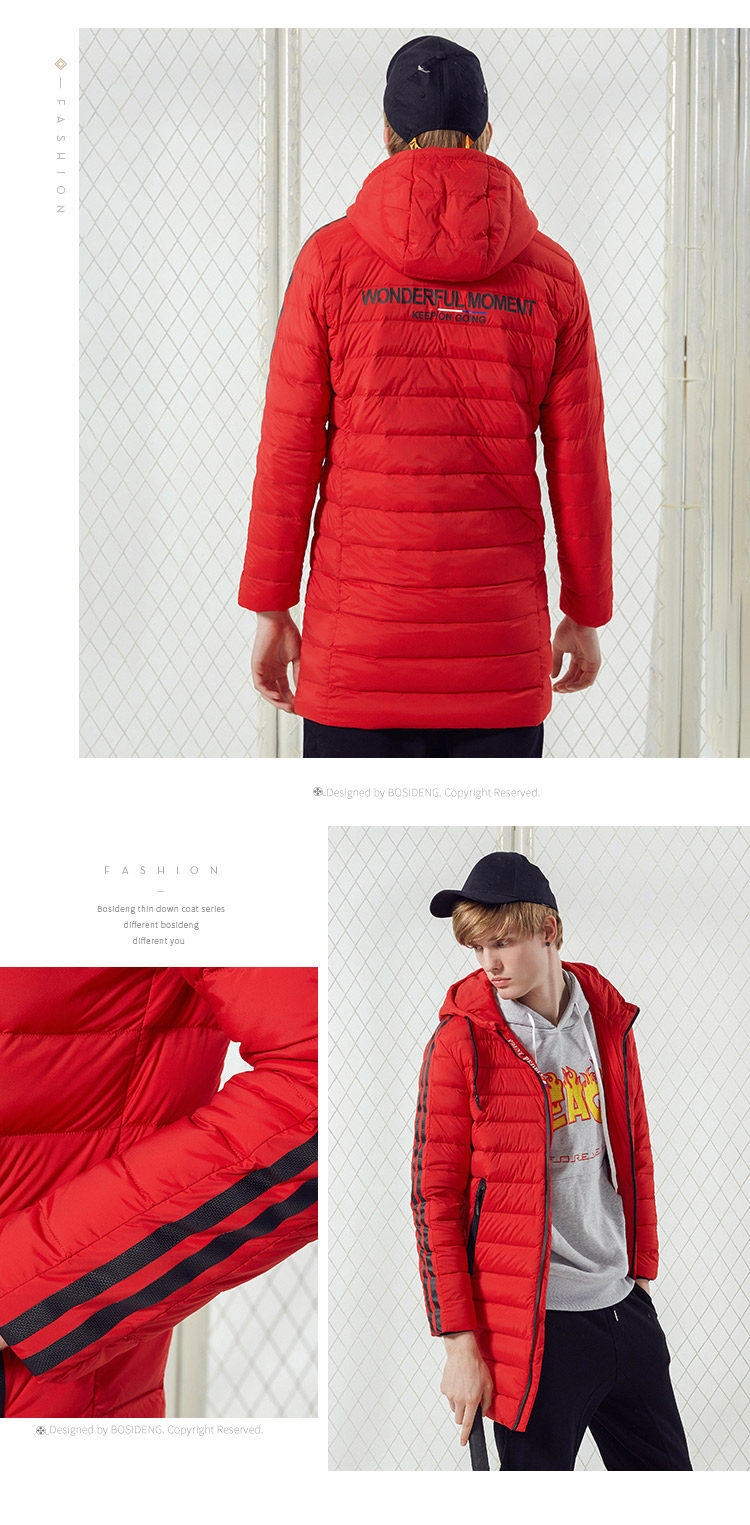 Blouson homme BOSIDENG    en Nylon - Ref 3120009 Image 16