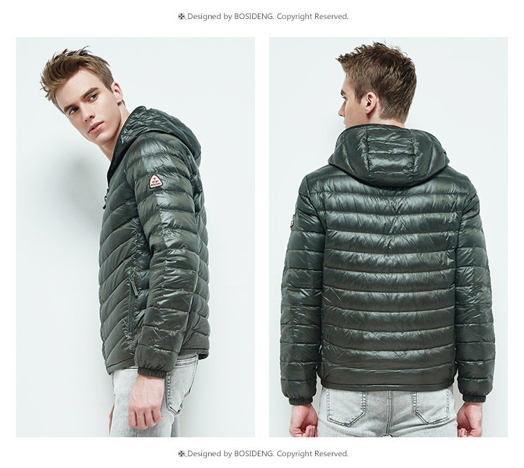 Blouson homme BOSIDENG    en Nylon - Ref 3120155 Image 27
