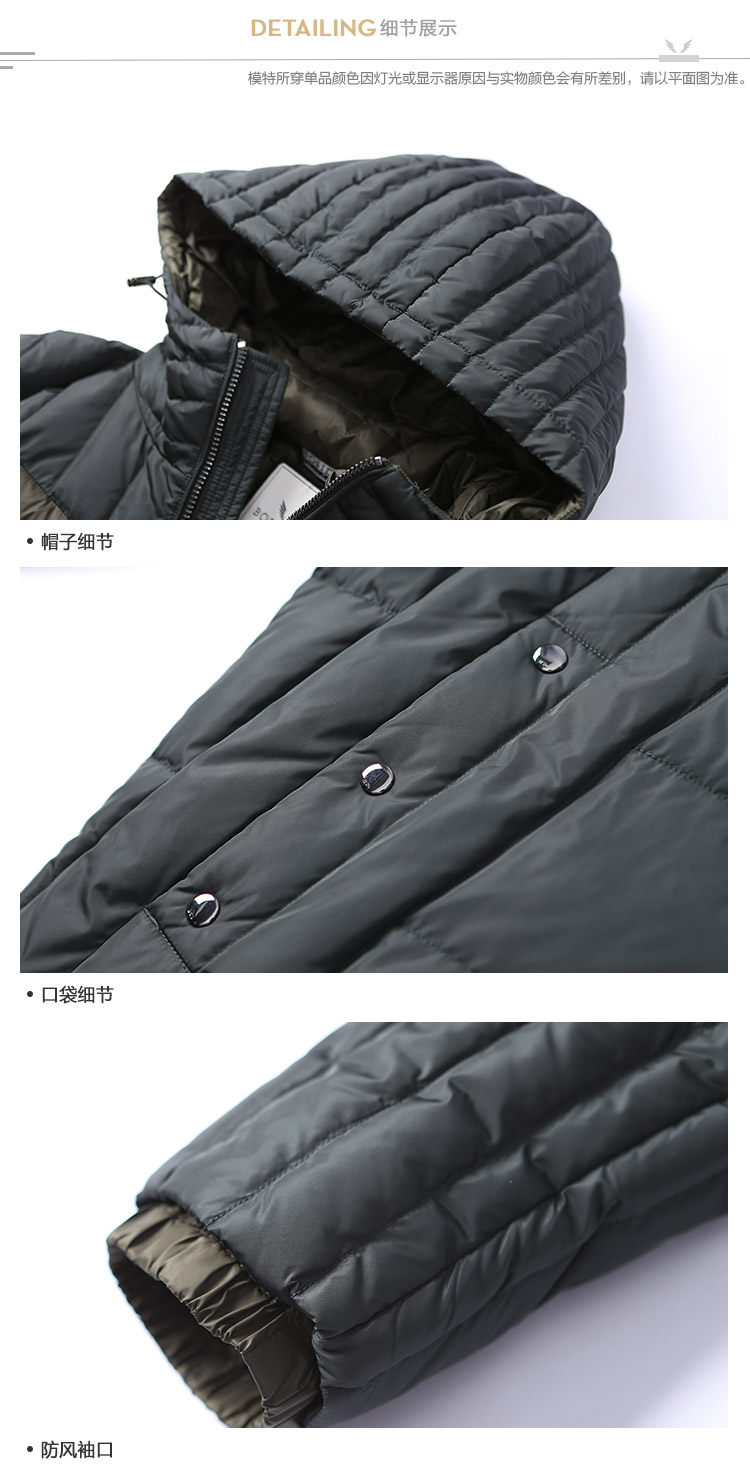 Blouson homme BOSIDENG    en Nylon - Ref 3121027 Image 26