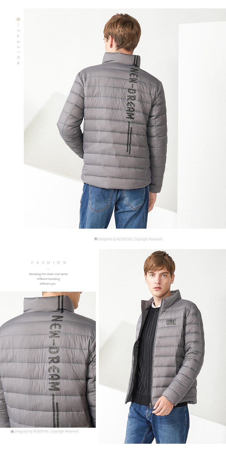 Blouson homme BOSIDENG    en Nylon - Ref 3120622 Image 16
