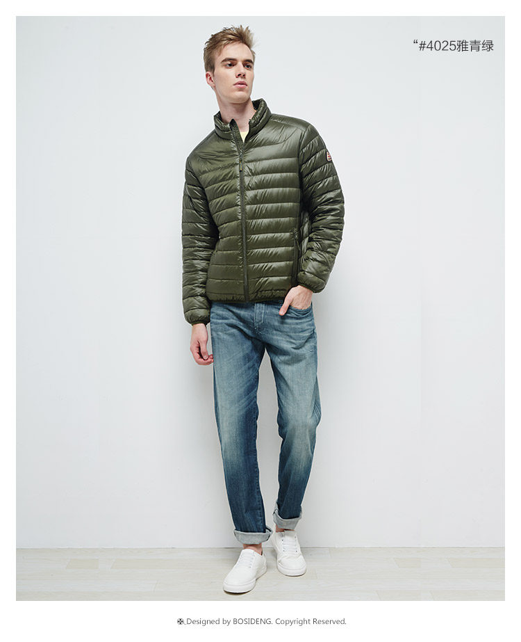 Blouson homme BOSIDENG    en Nylon - Ref 3120100 Image 28
