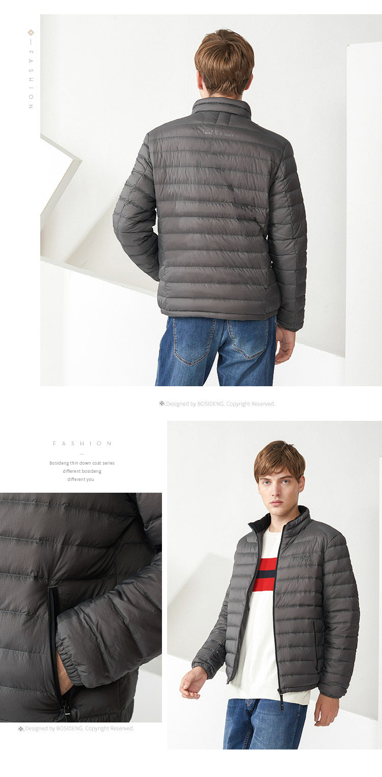 Blouson homme BOSIDENG    en Nylon - Ref 3120031 Image 16