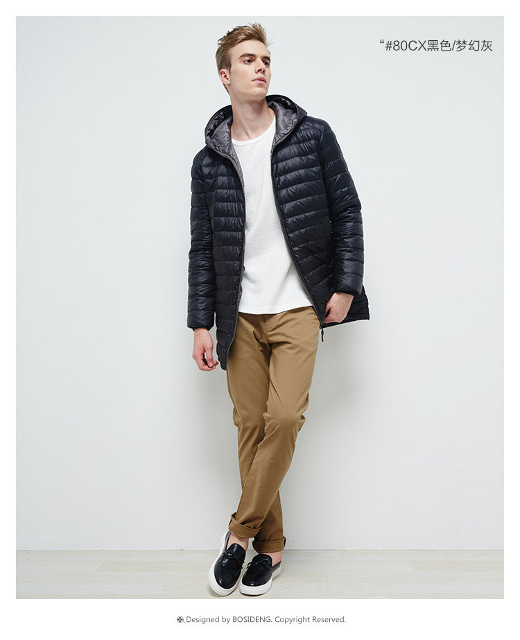 Blouson homme BOSIDENG    en Nylon - Ref 3120043 Image 20