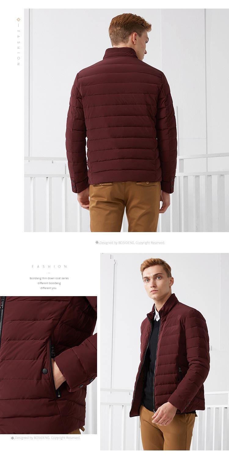 Blouson homme BOSIDENG    en Nylon - Ref 3120721 Image 17