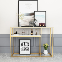 Nordic Wall porch table light luxury end View platform a few cabinets marble table slender table