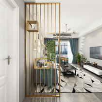 Simple modern metal screen into the home shoe cabinet screen living room decoration partition toilet wash table partition screen