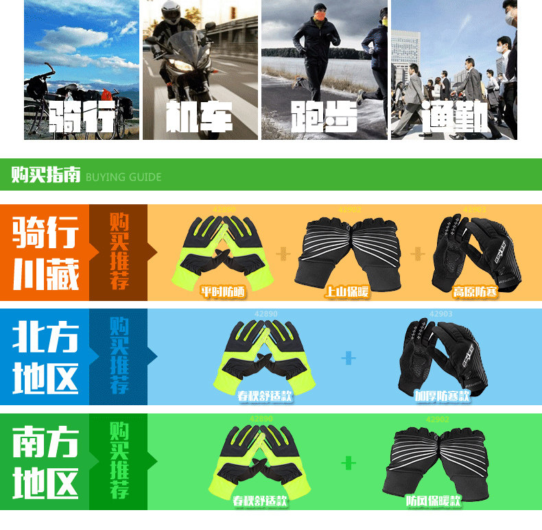 Gants de cyclisme mixte SAHOO - Ref 2247360 Image 13