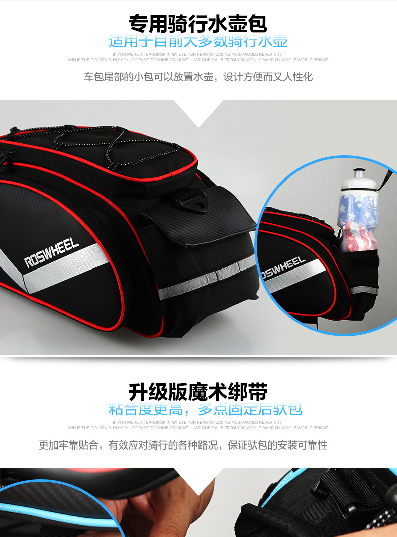 Sacoche pour vélo mixte ROSWHEEL - Ref 2223129 Image 13