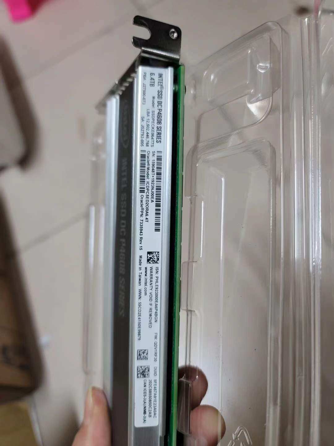 IntelP4500 P4600 4T 8T P4608 6 4T card data enterprise-class PCIE solid state drive