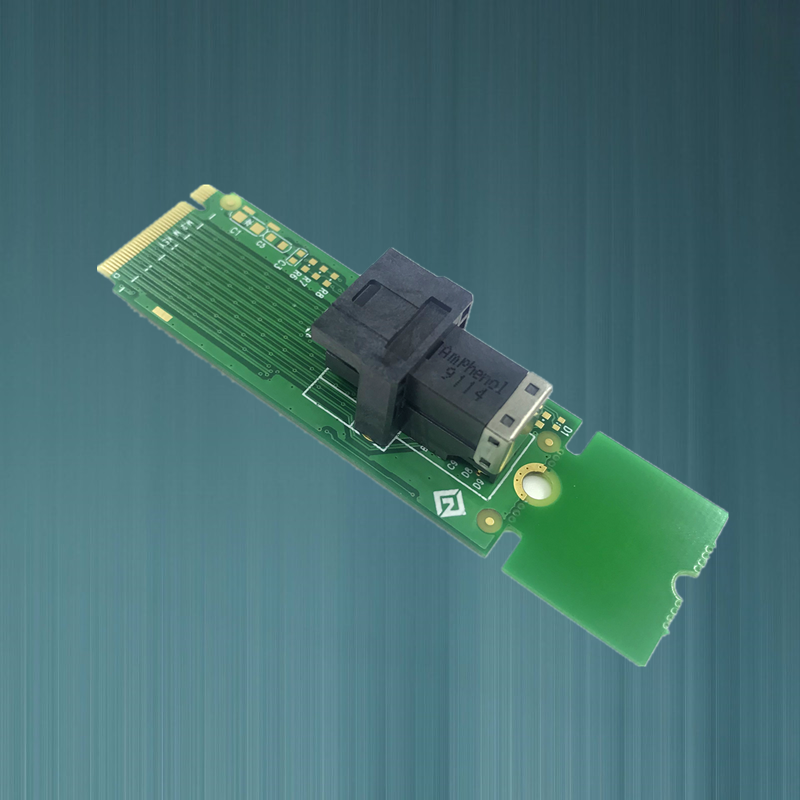 NGFF 2260 2280 M 2 turn SFF-8639 riser-card PCI-E X4 NVME converter U2 SSD