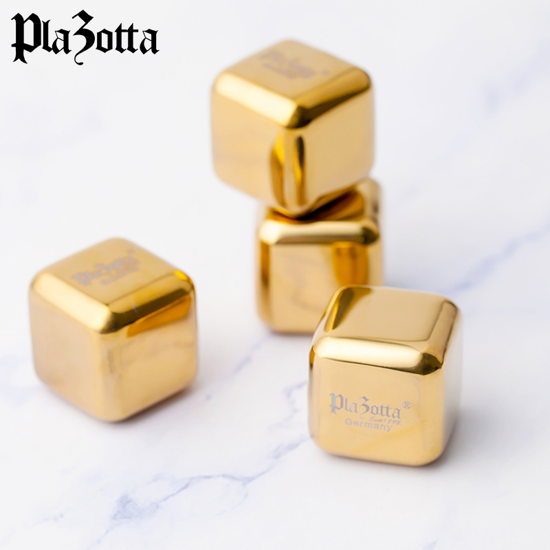 German Plazotta 304 Stainless Steel Ice Cubes Ice Wine Stone Frozen Beer Whisky Cool Down Thever