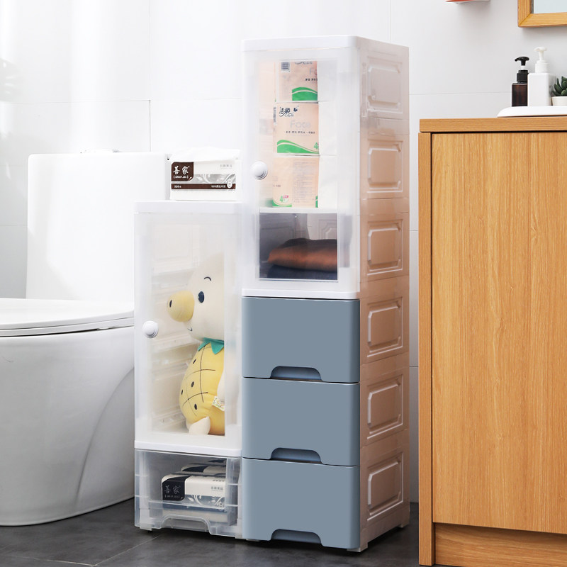 25cm Single Open Door Clamp Cabinet Cabinet Plastic Kitchen Cabinet Cosmetic Cabinet Cleaner Cabinet Clothing Cabinet