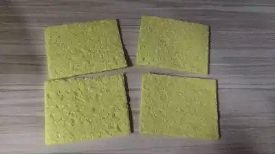 Sponge electric soldering iron high temperature sponge cleaning cotton to remove tin cotton 3 5*4 5cm high temperature sponge