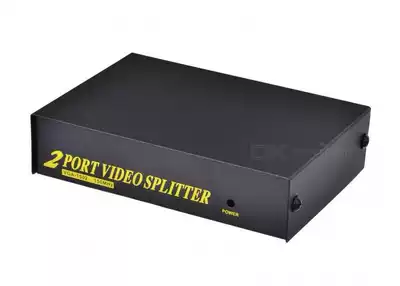 VGA distributor 1 point 2 vga one point two HD display video splitter one in two out divider