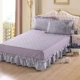 Bông bedspread giường váy một mảnh DN giường bông dày hơn phần ba mảnh không trượt nệm bảo vệ 1.51.8 mét - Váy Petti váy giường khách sạn