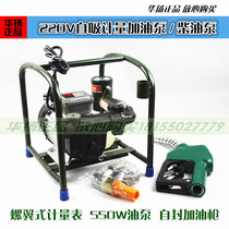 220V self-priming electric metering fuel pump electric drum pump oil pump with overflow valve Diesel pump with overflow valve