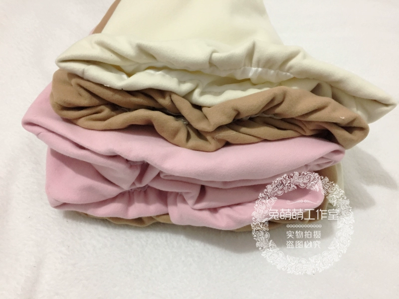 Gửi tóc bóng đuôi nhỏ Cô gái dễ thương nở quần màu len tinh khiết Quần short mềm mại chị đại học gió bí ngô quần mùa thu đông