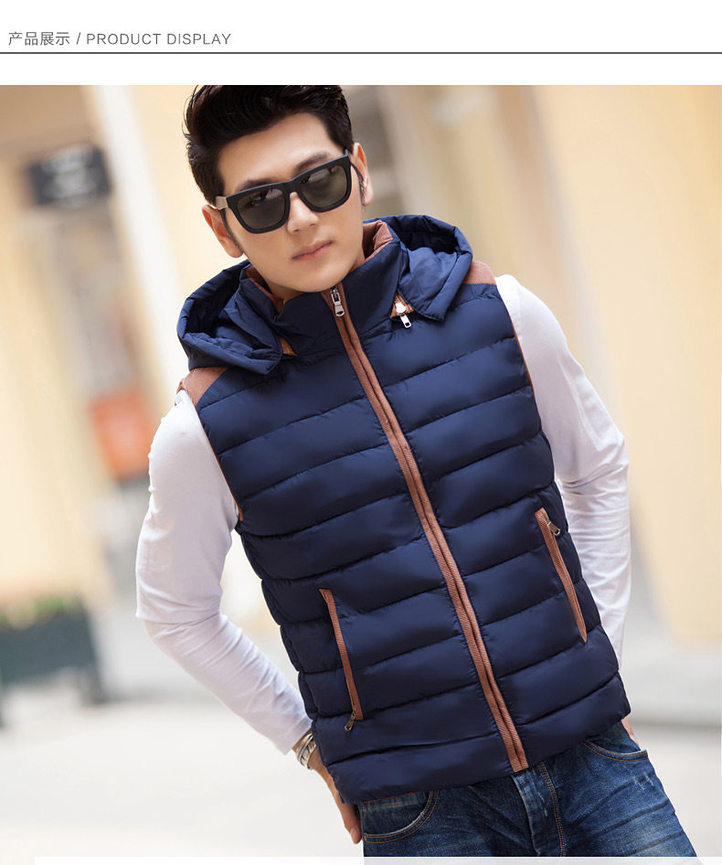 Débardeur homme Cotton vest SALADENMON pour automne - Ref 1584266 Image 19