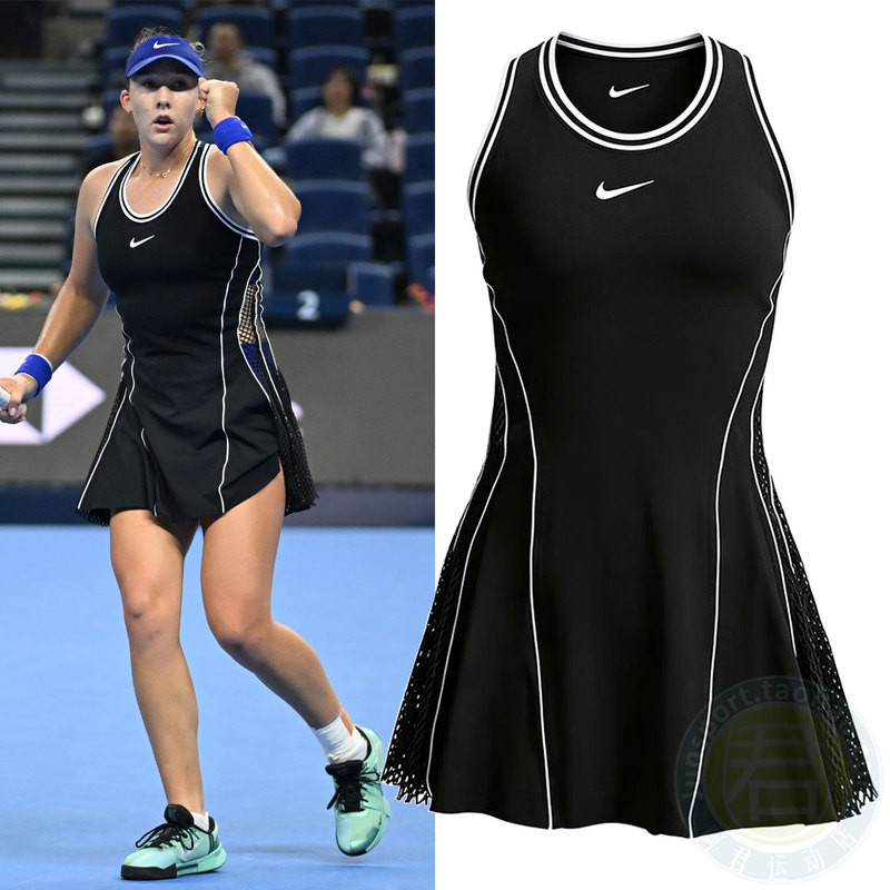 Nike Tennis Dress for Women 2026 Andreiva Us Open China Open Quick-Drying Breathable Dress Im9421-010